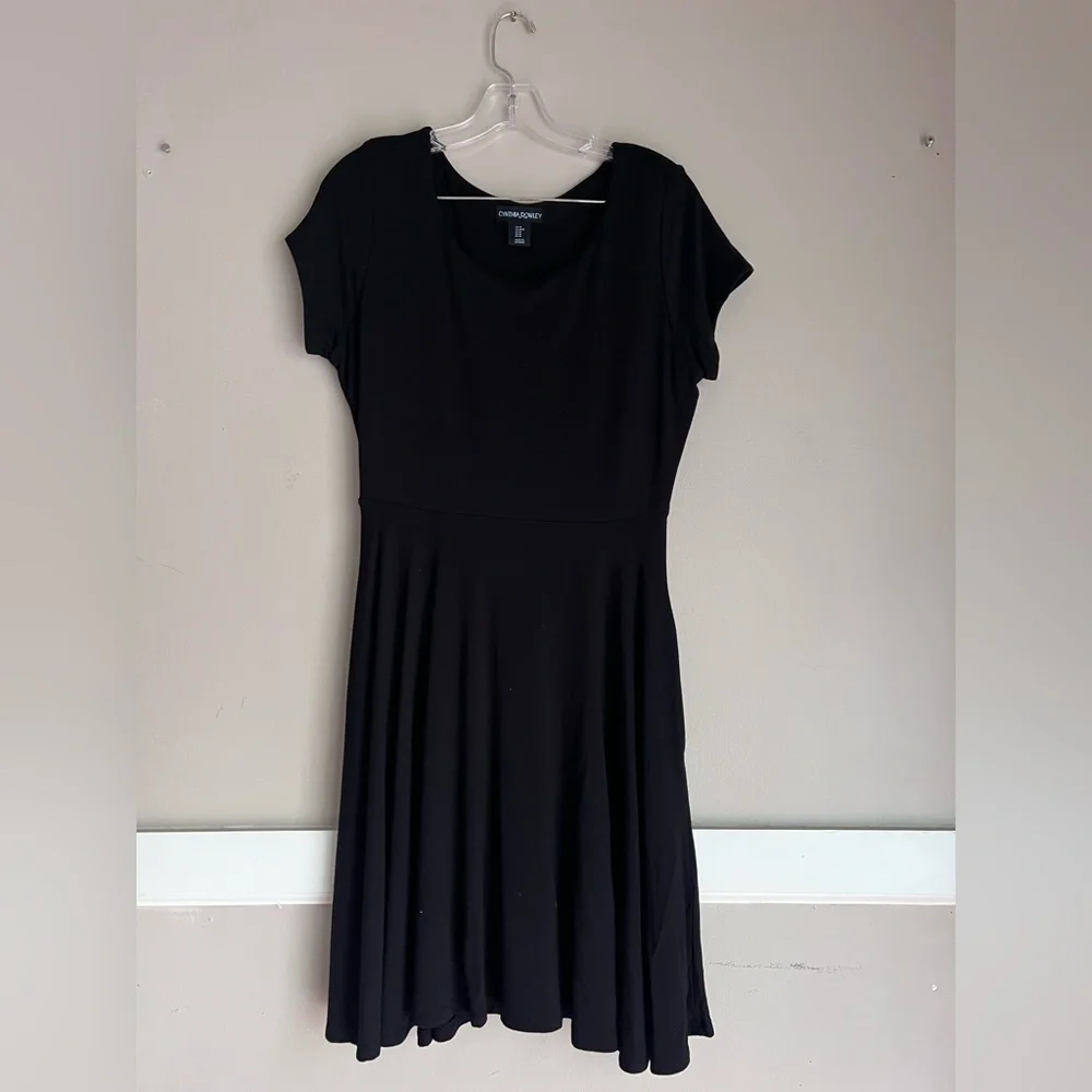 Cynthia Rowley Classic Black Mini Dress Size M